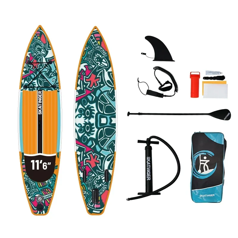 

Надувная доска для серфинга 11'6 Sup Paddle Board Stand Up Paddle Board Надувная доска для серфинга Waterplay Surfing Surfboard