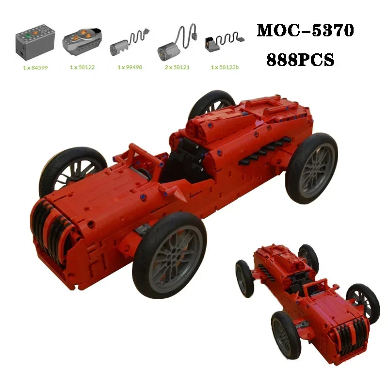 

Classic Building Block MOC-5370 Old Road Racing High difficulty Assembly Parts 888PCS Adult and Children Building Block Toy Gift