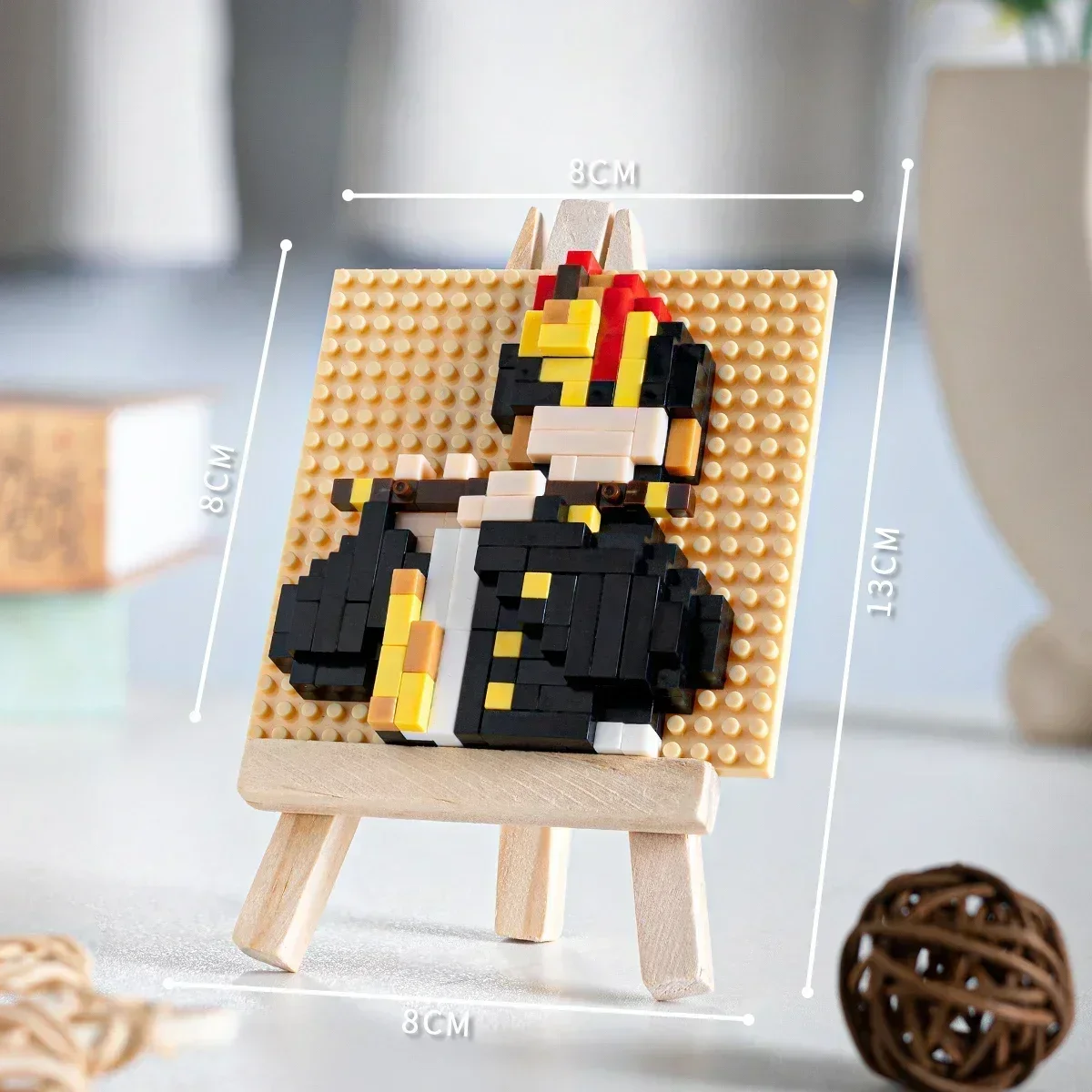 3D Pixel Art Famous Paintings Building Blocks Creative Van Gogh Starry Sky Micro Blocks DIY Toys Children\'s Gift Home Decoration