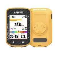 IGPSPORT BSC300 versión amarilla bicicleta GPS ordenador odómetro ruta navegación inalámbrico entrenamiento velocímetro soporte Powermeter