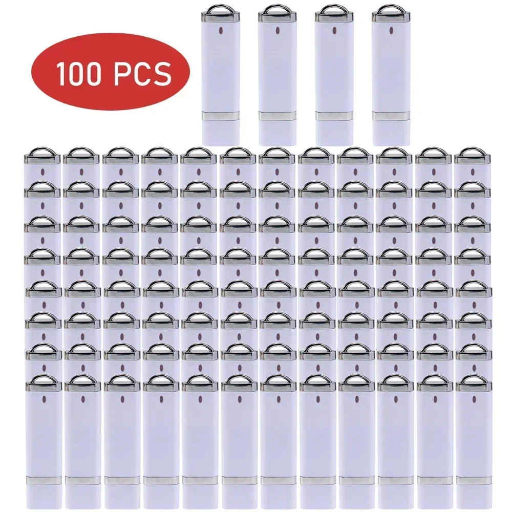 JASTER 100 PCS LOT USB Flash Drive 64GB Free Custom Logo Memory Stick 32GB Waterproof Pen Drive 16GB Creative Gift USB Stick 8GB