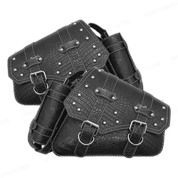 Left Right Side Motorcycle Solo Saddle Bag Pannier Storage Compatible For Harley Sportster XL883 XL1200 Outdoor Luggage