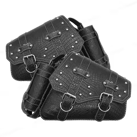 Left Right Side Motorcycle Solo Saddle Bag Pannier Storage Compatible For Harley Sportster XL883 XL1200 Outdoor Luggage