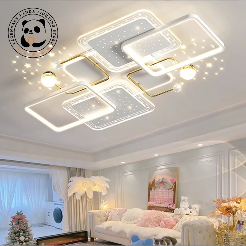 Modern Designer Ceiling Lamps Originality Luxury Intelligent Chandelier Bedroom Bedside Parlor Hotel Restaurant Decor Luminaires