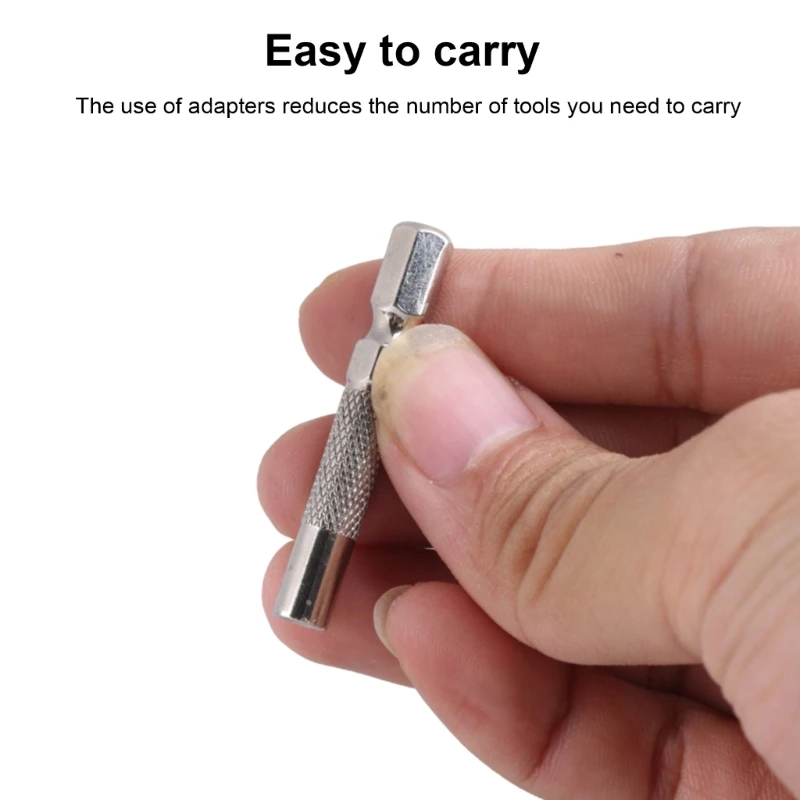 6.35mm 1/4" Insert Bit Adapter To System 4mm Shank Electric Screwdriver Tool Bit Socket Adapter Holder Dropship