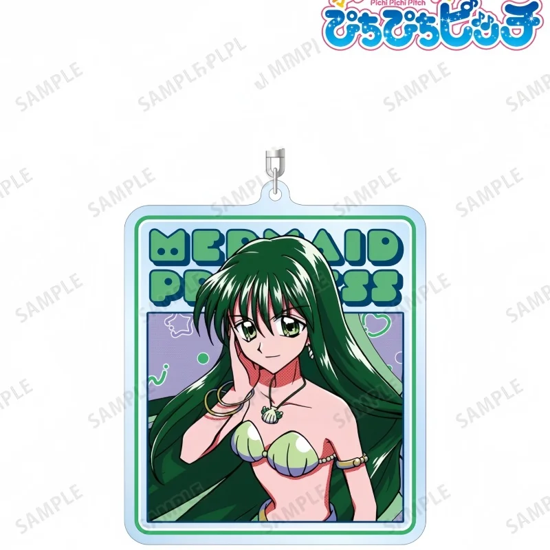 Wholesale Mermaid Melody: Pichi Pitch Cosplay Nanami Luchia Toin Rina Hosho Acrylic Pendant Keychains Bag Decorations 6cm view 4