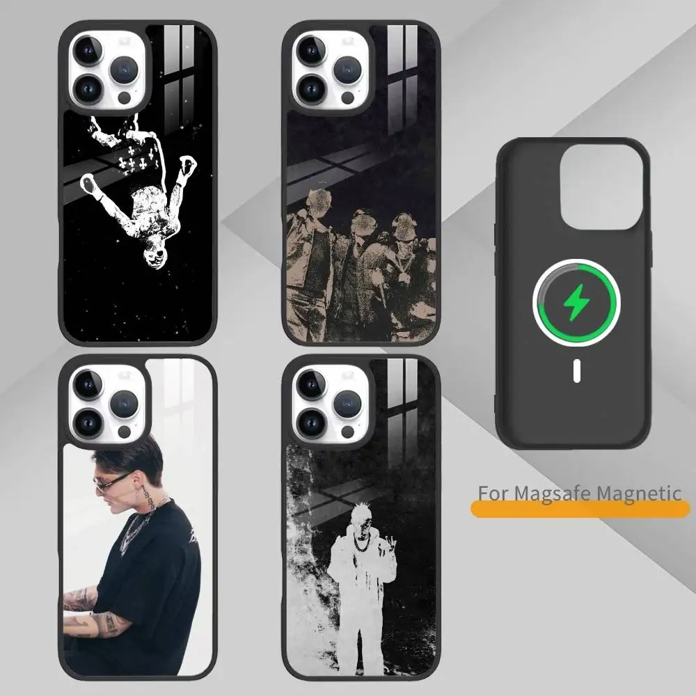 

G-Gervonta P-Peso Pluma Phone Case For iPhone 17,16,15,14,13,Pro,Max,Plus,Magnetic For Magsafe Wireless Charging