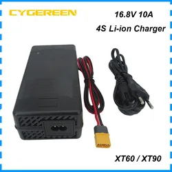 리튬 배터리 고속 충전기, 16.8V XT60 커넥터, 리튬 이온 태양열 시스템, RV 배터리 충전기, 14.4V 14.8V 10A 4S