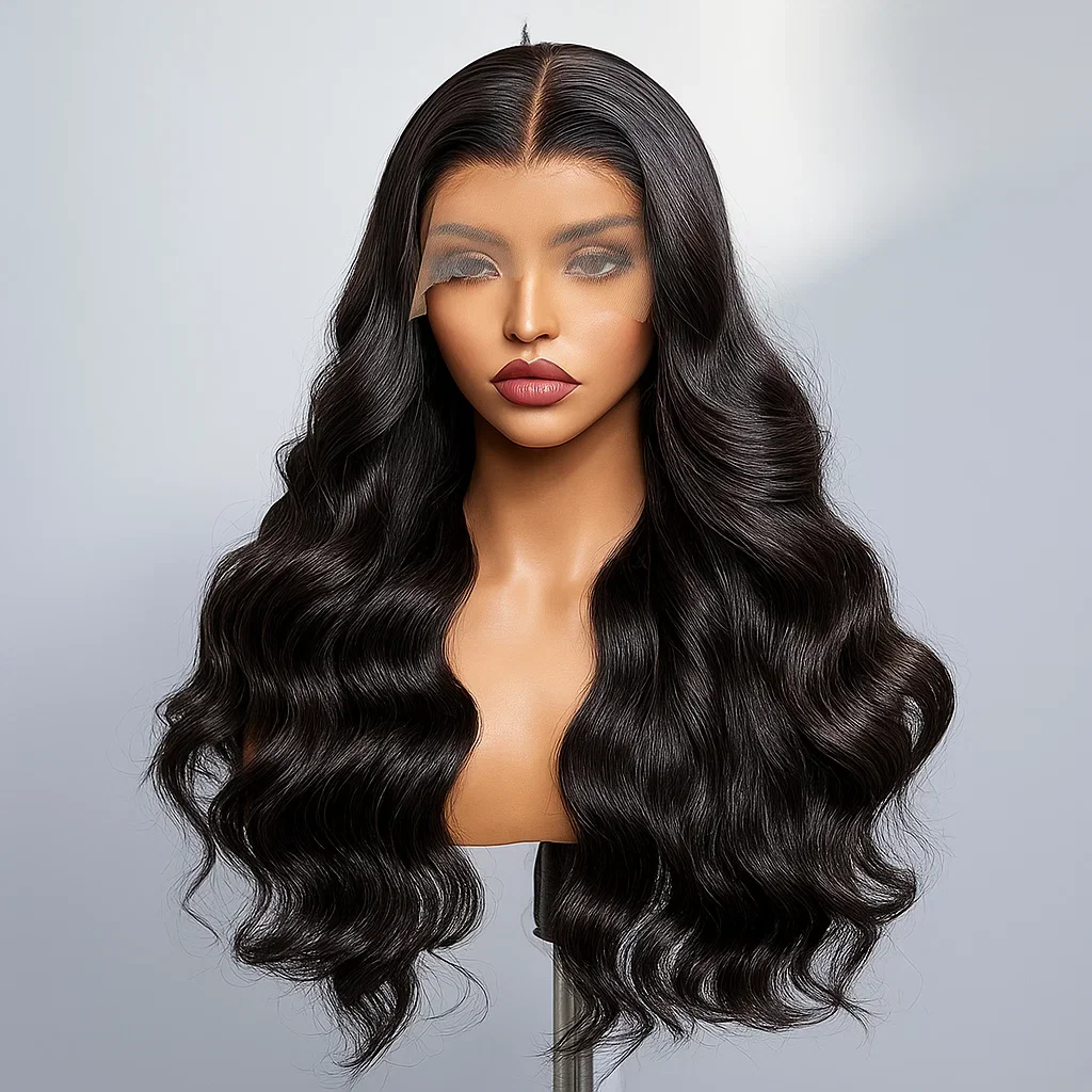 

Объемная волна 360 Полный парик фронта шнурка Invisi Человеческие волосы 13X4 HD Парики фронта шнурка Предварительно выщипанные 30-дюймовый бесклеевой парик 5X5