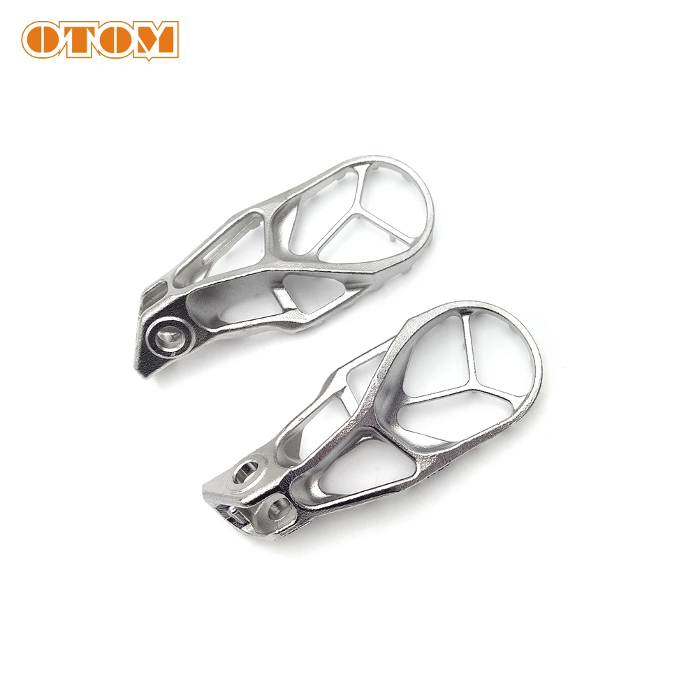 OTOM 2024 Motorcycle Front Footrest Pedal Stainless Steel Control Footpegs Rest For KTM HUSQVARNA GASGAS XCF SX XCW EXC FE TE MC