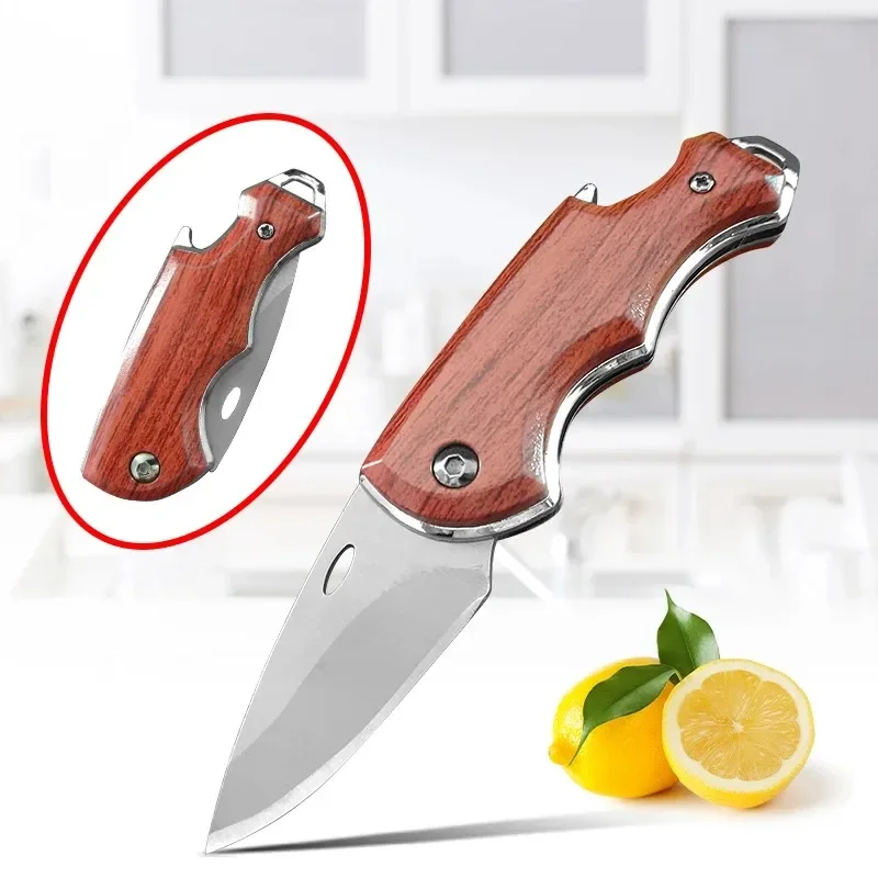 1pc Multi-function Folding Knife, Self-Defense, EDC Pocket Knife, Outdoor Multi-purpose Cutting Knife and Survival Knife