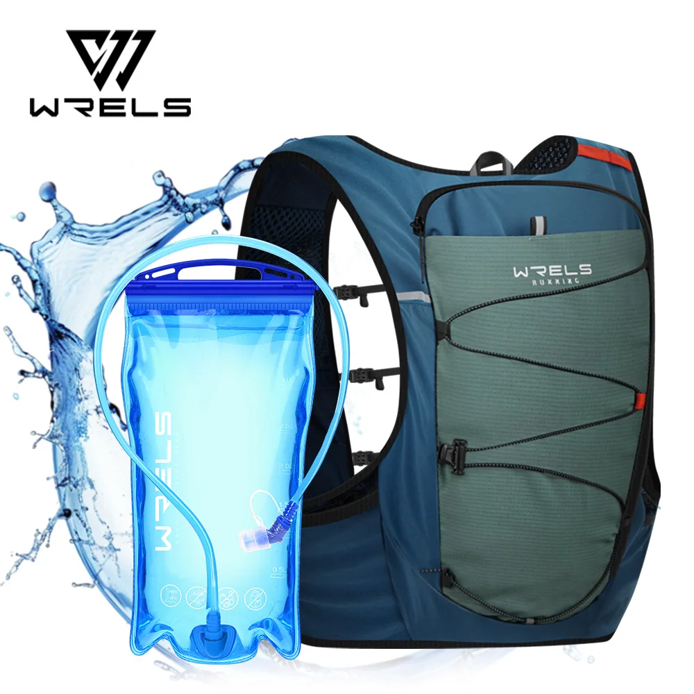 WRELS Running Vest Lightweight Hydration Vest Hiking Trail Marathon Race for Women and Men  Quick dry  Water-Resistant Vest Bag