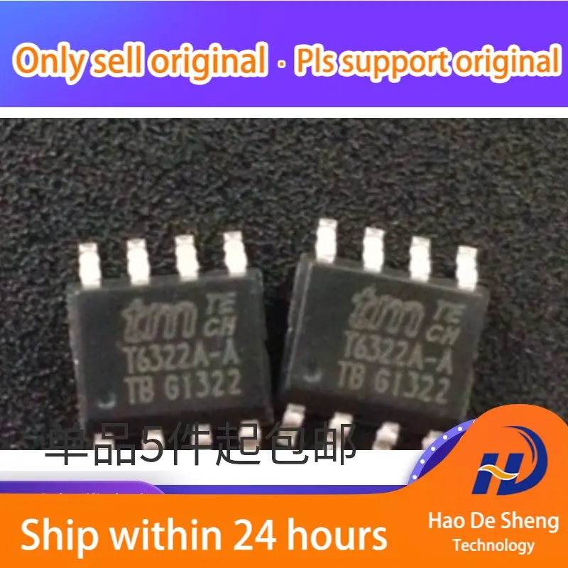 10PCS/LOT T6322A-ADG T6322A-A T6322A SOP8 LED Actuated IC New Original In Stock