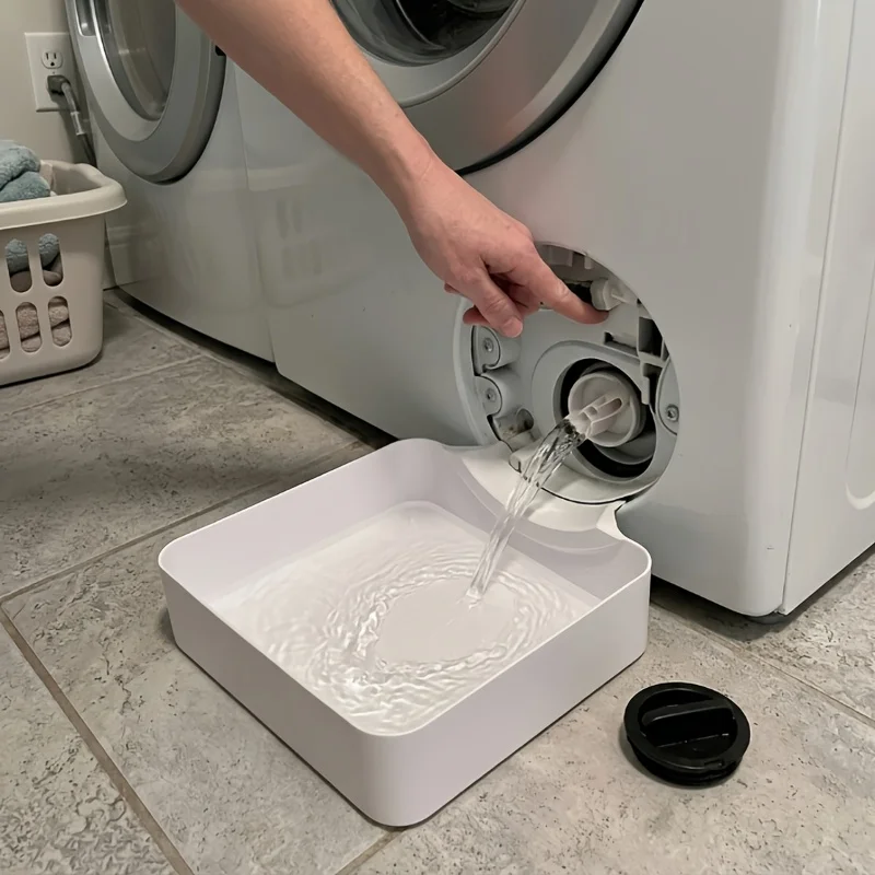 Washing Machine Drainage Tray, Thickened Anti-slip Waterproof Tray, Waterproof and Spill-proof Water Collection Tray