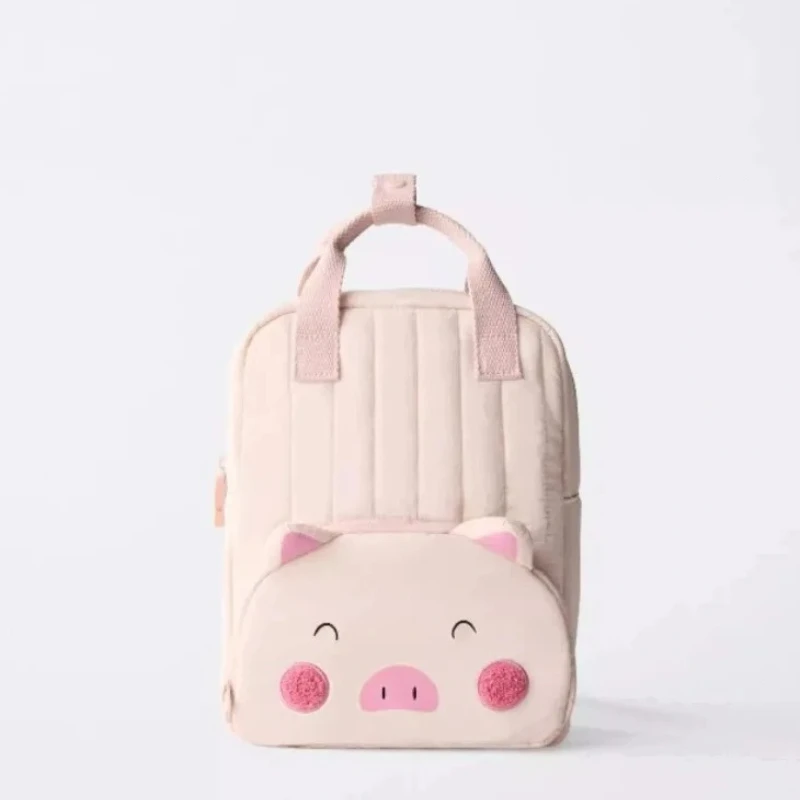 Cartoon Pink Piggy Backpack Men's and Women Cute Large Capacity School Bag Outdoor Travel Backpack Fashionable Popular Backpack