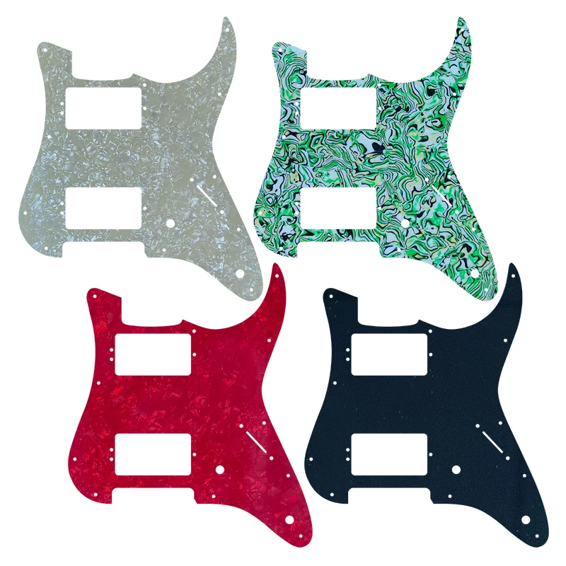 Pleroo Custom Guitar Pickgaurd - Fit Most USA Kiesel Delos D6 HH Strat 11 Screw Hole St Guitar Pickguard,Multicolor Options