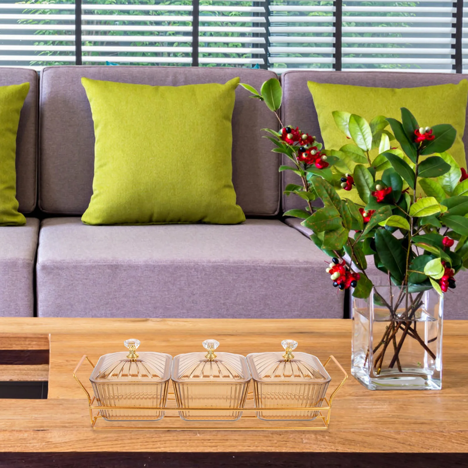 

1 set 1 Set Snack Platter Dessert Plate Serving Dish For Home Party Wedding Dry Fruit Candy Nuts Storage Bowl Kitchen Tray Food