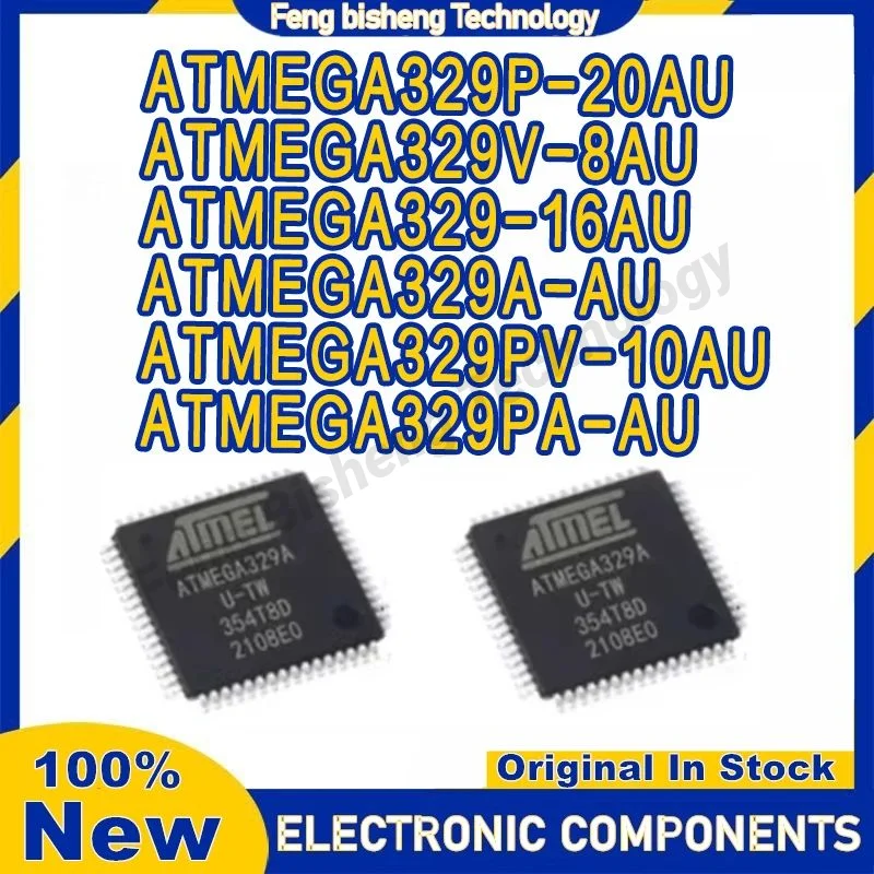 

ATMEGA329A-AU ATMEGA329-16AU ATMEGA329PA-AU ATMEGA329P-20AU ATMEGA329PV-10AU ATMEGAATMEGA329V-8AU IC Chip in stock