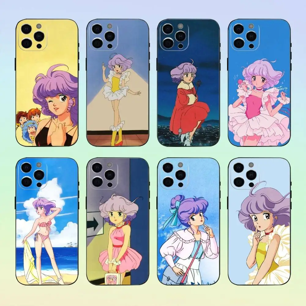 حافظة هاتف C-Creamy Magic M-Mami لهاتف iPhone 17,16,15,14,13,12,11، غطاء أسود من السيليكون الناعم #1