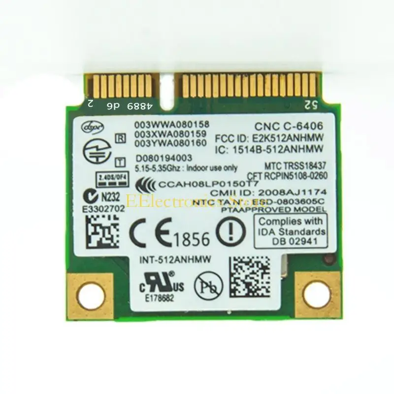 

Сетевой адаптер B03C 300M 2 4 Двухдиапазонный мини-PCI-E Wi-Fi LAN Ethernet-карта Беспроводная связь