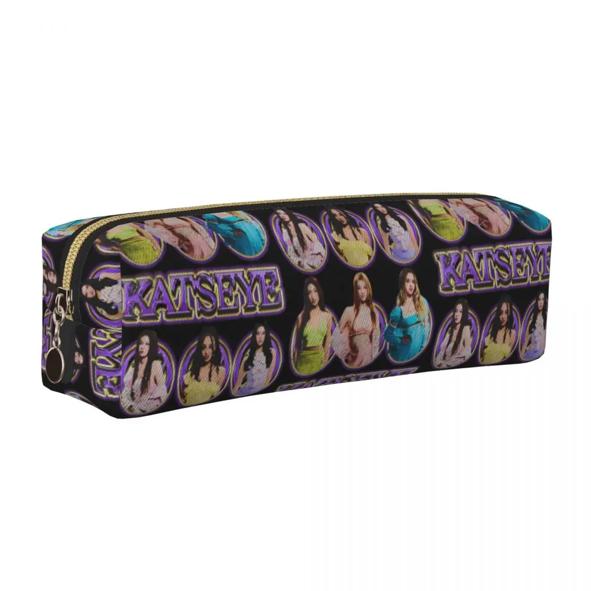Divertidos estuches para lápices Katseye Gabriela, estuches para lápices Kpop Music Tour, bolígrafo para niña y niño, bolsa de almacenamiento grande, accesorios escolares para estudiantes