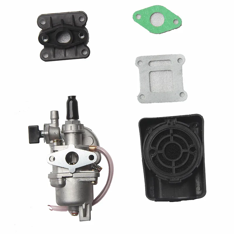 Xibuwang Carburetor Carb Carby 2stroke 43 47cc49cc Mini Motorcycle Pocket Bike ATV Quad Minicross Dirt Small Motorbike Engine