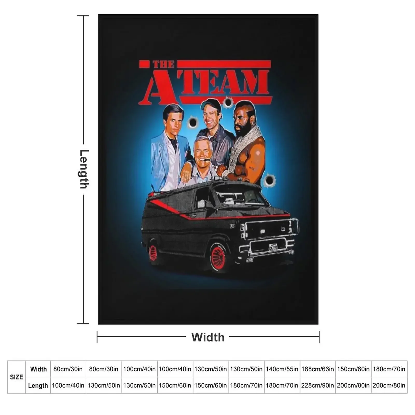 All-risk agency, the a team Throw Blanket couch cozy soft plush fuzzy picnic outdoor blanket