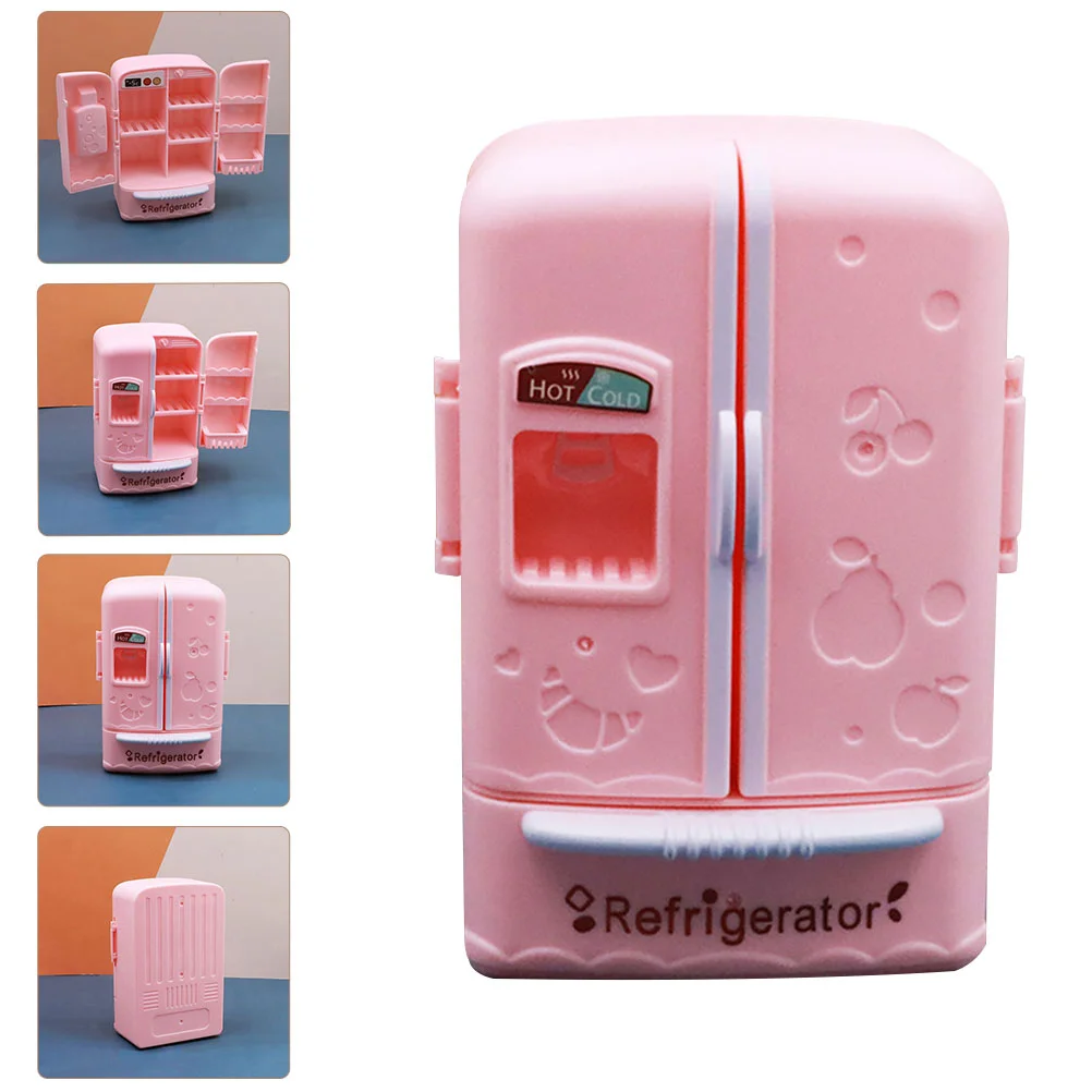 

Simulated Refrigerator Mini Toys Kitchenware House Refrigerators Plastic Child