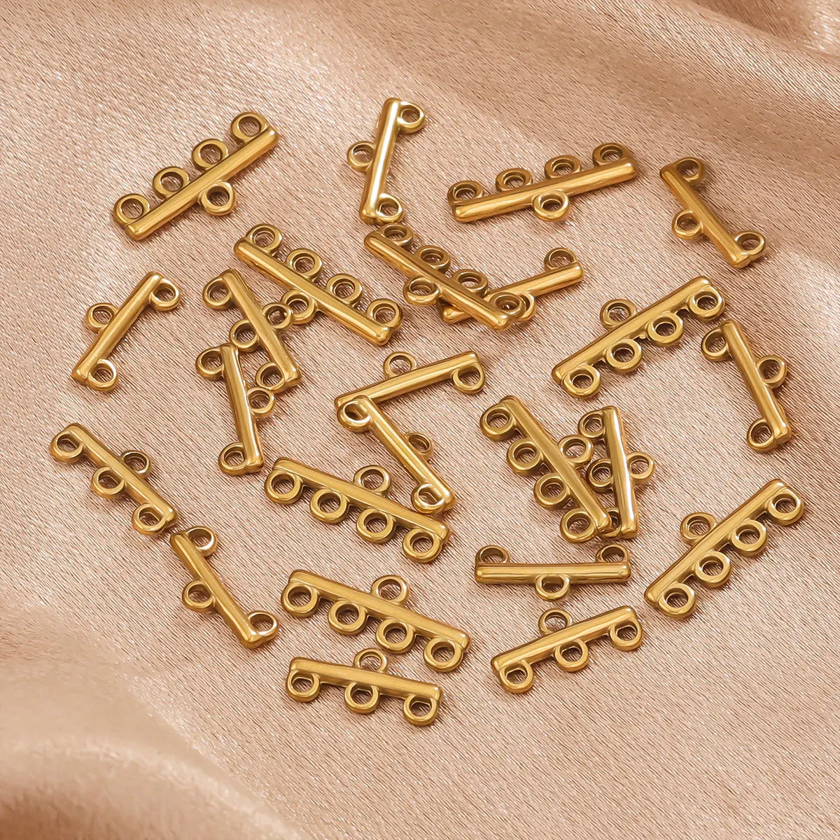 

10pcs Stainless Steel Integrated Curved Connector DIY Jewelry Charms for Jewelry Making Bracelets Decorative Accessories