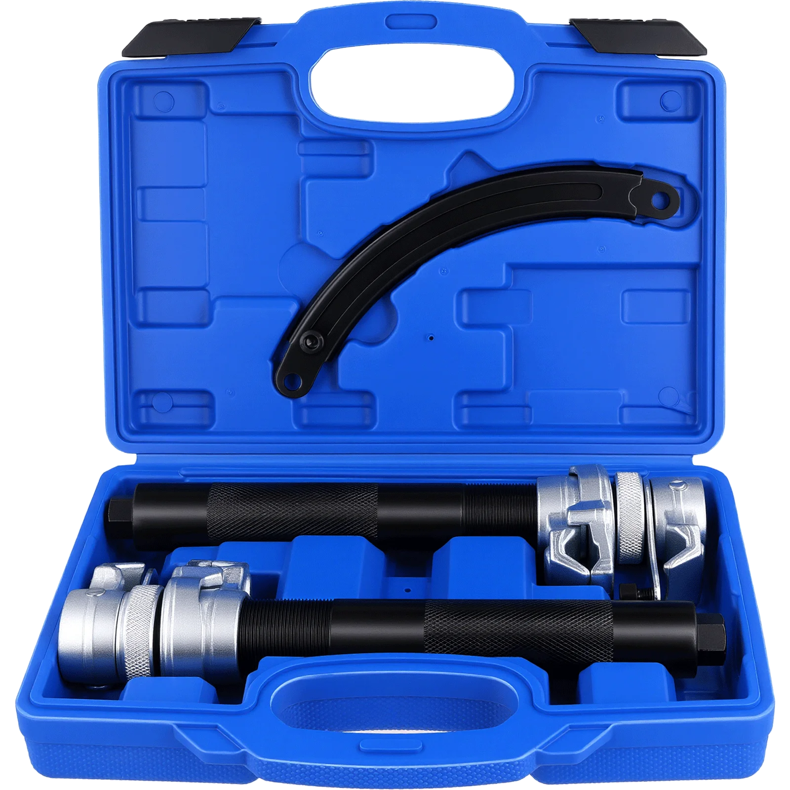 Podofo Universal Federbeinspanner Werkzeug Auto Stoßdämpfer Federspanner Reparatur Spezialwerkzeug Stoßdämpfer Federentferner Stoßdämpfer Werkzeug Spiralfeder Spanner Werkzeugset mit Tragetasche für Autoreparatur – Detail 7