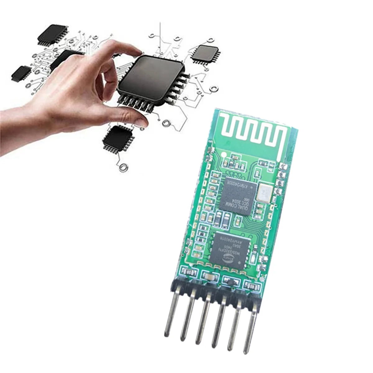 A07I AM-50D بلوتوث محول المنفذ التسلسلي الافتراضي BTV5.0 الوضع المزدوج SPP/BLE ماستر والعبد مسافة 50 متر يدعم جميع الأنظمة