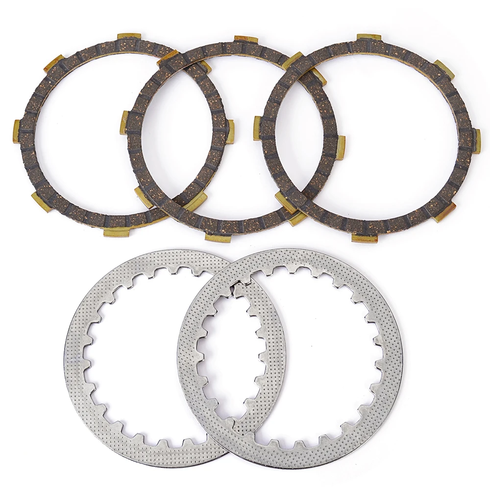 Clutch Plates Steel Friction For Yamaha DT80 G6 G6S GT80 LB50 MX80 RD80 RD60 RZ50 TDR50 TY80 TY50 TZR50 TZR50R YSR80 DT50