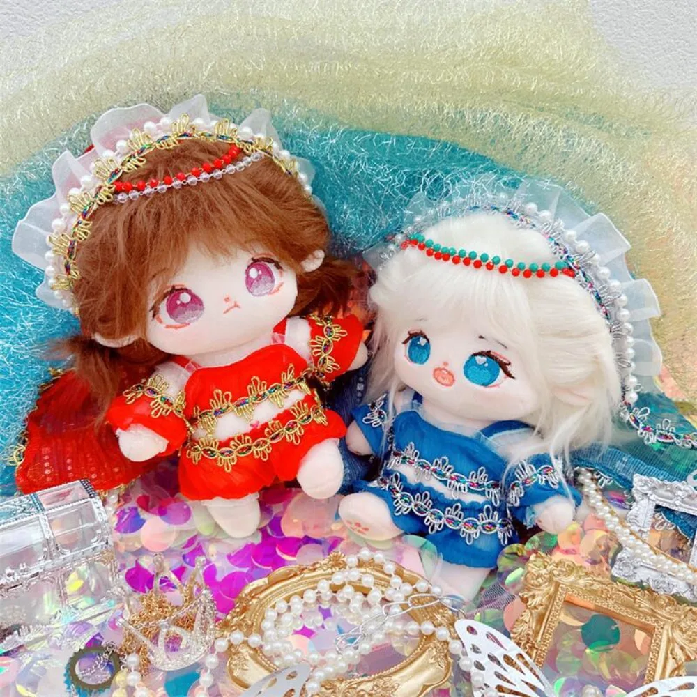 Ubranka dla lalek bawełnianych Dancing Lady 20cm, sukienka z regionów zachodnich, ubranka dla lalek bawełnianych, mini ubranka dla lalek kawaii, prezent dla dzieci