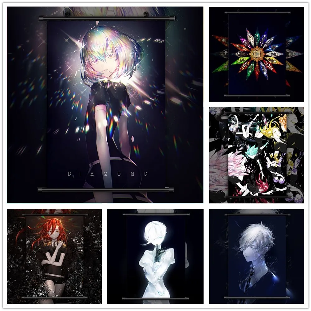 Houseki No Kuni Antarcticite Home Decoration Wall Art Canvas Painting Prints Anime Poster Living Room Decor Pictures No Frame