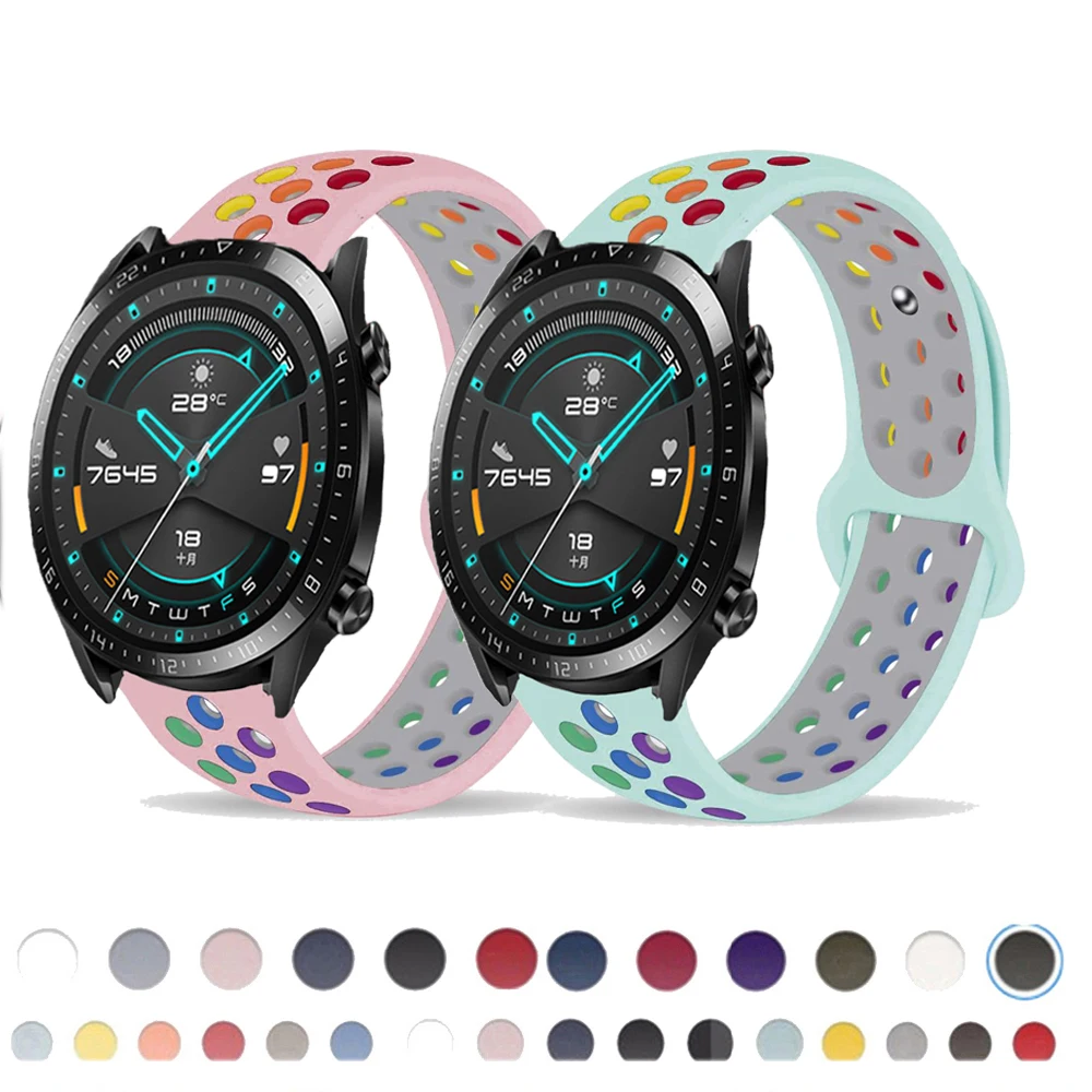 

Ремешок 20/22 мм для Samsung watch 3 45 мм, браслет для Galaxy active 2 amazfit pace/gts2/bip, Huawei watch GT 2/2e/pro