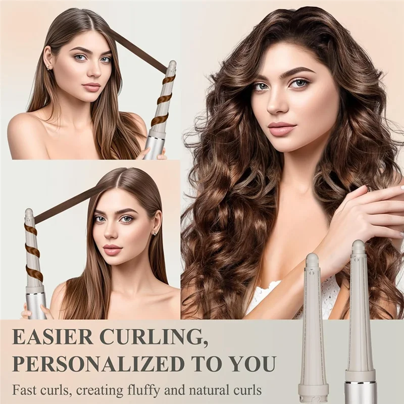 WHYY-Botti conici per ferro arricciacapelli lunghi per Shark Flexstyle, bigodini per ferro arricciacapelli con avvolgimento automatico per creare onde classiche naturali