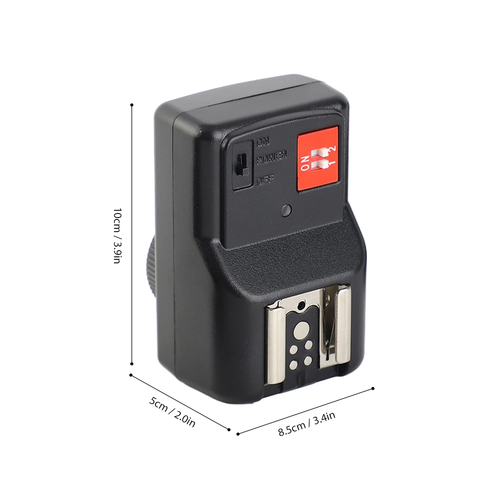 Andoer PT-04GY 4 قنوات لاسلكية عن بعد Speedlite فلاش الزناد العالمي 1 الارسال و 2 استقبال لكانون نيكون بنتاكس