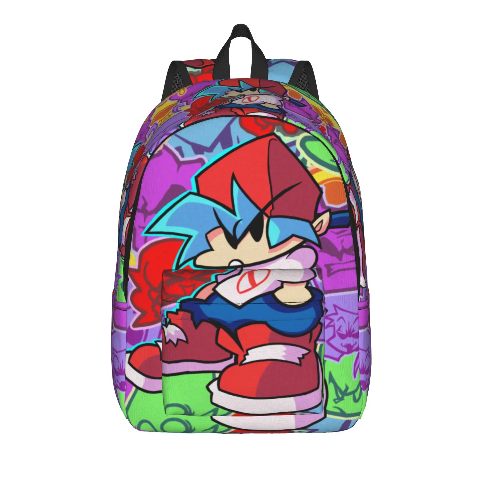 Cartoon Youthful Friday Night Funkin Backpack  Aesthetic Backpacks Girl Sport Pattern School Bags High Quality Rucksack