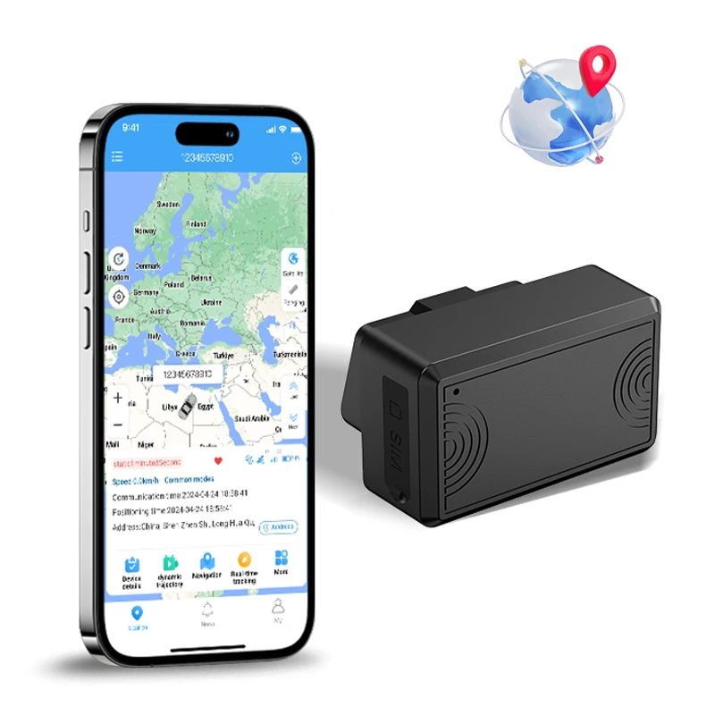 Mini localisateur de véhicule, détection ACC, dispositif GPS de voiture Plug-and-Play, traceur GPS 4G OBD2, Compatible avec les cartes Google PC GSM GPRS LBS