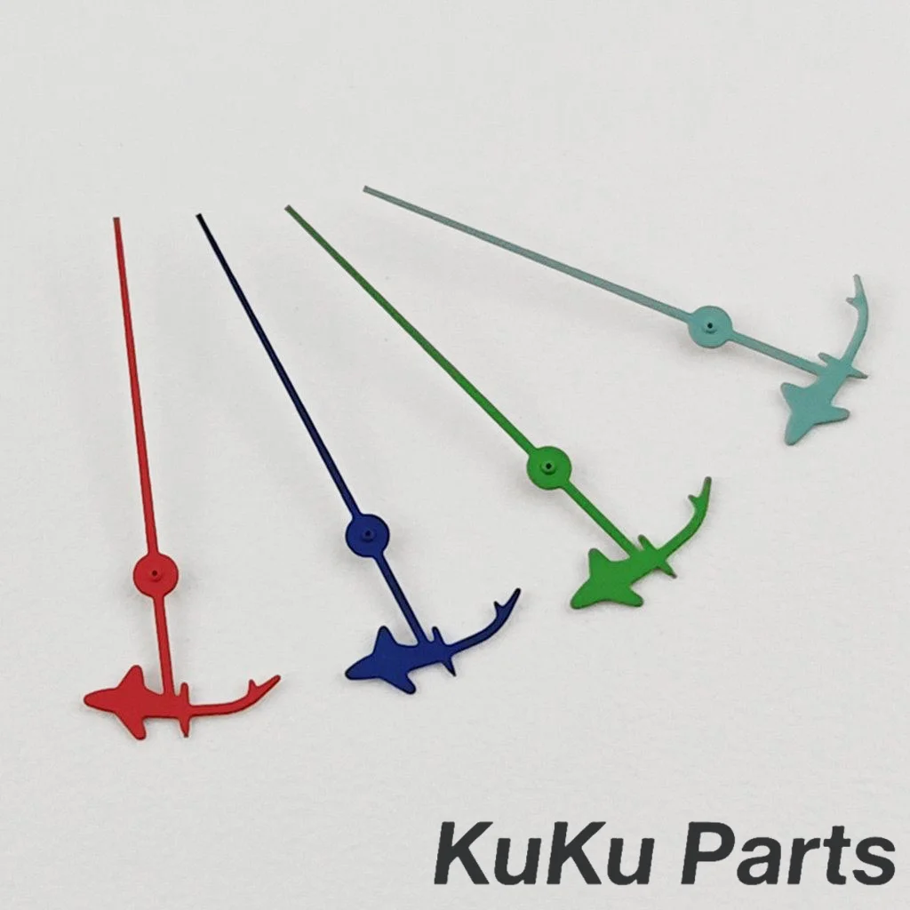 القرش الثاني NH35 الأيدي 12.5 مللي متر ساعة ملحق مناسبة ل NH34 NH35 NH36 NH38 NH70 NH72 حركة الساعات مؤشرات لا مضيئة