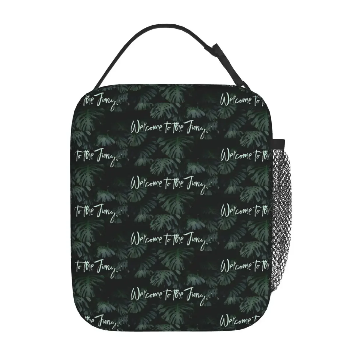 Welcome To The Jungle Tropical Digital Insulated Lunch Bag for Women Kids Portable Food Boxes Thermal Lunch Box Tote