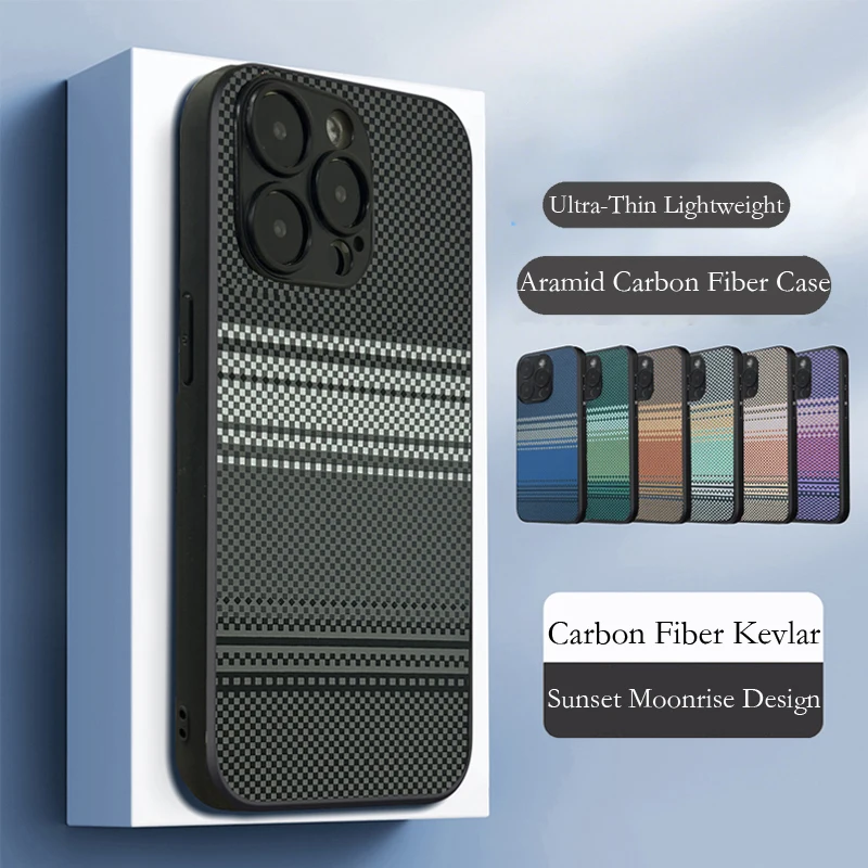 

Carbon fiber Leather Business Phone Case For Vivo S18 s17 S16 S15 S12 S10 Kevlar Textured Plain slim protection cover