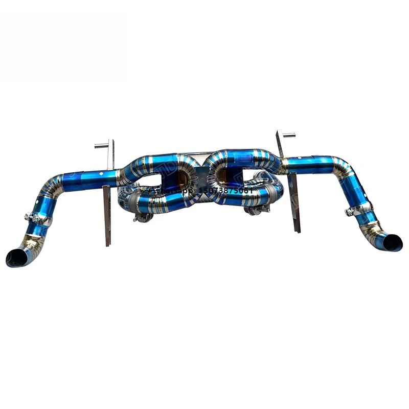 Sport Valvetronic Single Outlet Titanium Exhaust System for  R8 V10 Plus 5.2L 2020+