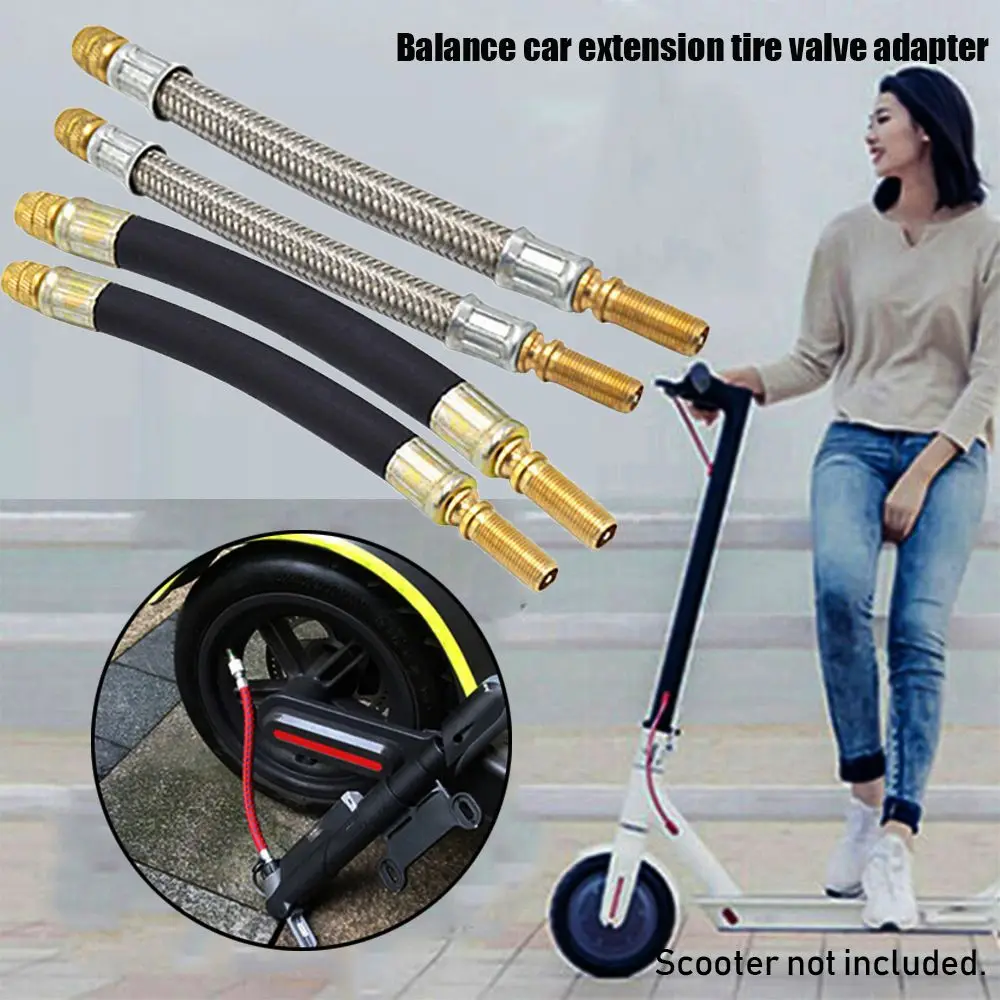 

Tire Inflator Skateboard Cycling Tool Air Pump Scooters Valve Adapter Silicone Nozzles Extended Nozzle For Mijia M365