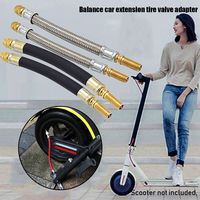 Tire Inflator Skateboard Cycling Tool Air Pump Scooters Valve Adapter Silicone Nozzles Extended Nozzle For  Mijia M365