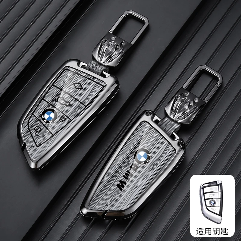 

Fashion Car Key Case Shell Auto Emblem Keychain Accessories for BMW X1 X3 X5 X6 X7 1 3 5 6 7 Series G20 G30 F15 F16 G01 G02 F48