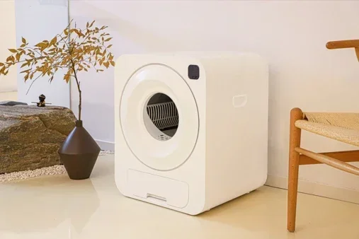 Luxury Large Automatic Cat  Toilet Furniture Auto Smart Intelligent Self Cleaning Cat  Box APP control