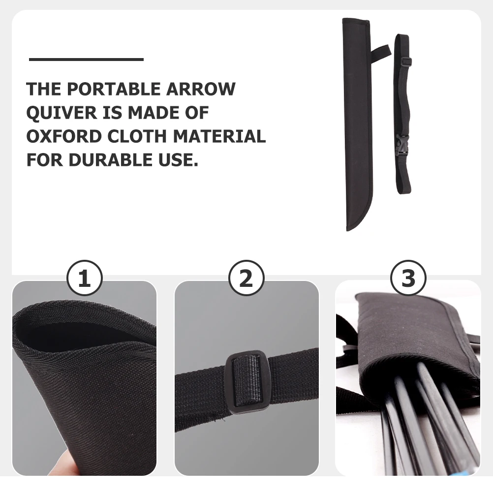 

Arrow Storage Bag Wear-Resistant Detachable Strap for Kids Outdoor Archery Portable Arrow Holder Archery Bag