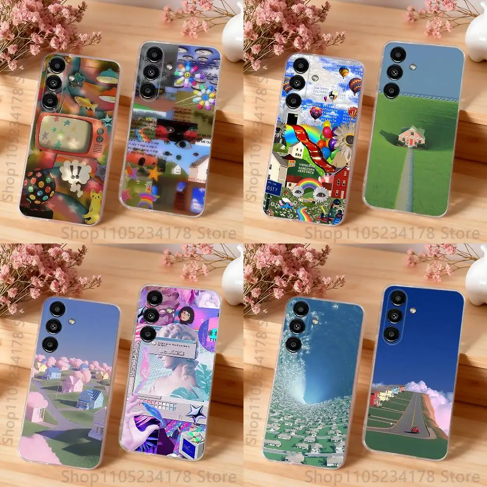 

Dreamcore Aesthetic ART Phone Case For Samsung S30,S25,S24,S23,S21,S22,S20,S10,5G,FE,lite,PIus,Ultra Transparent Cover