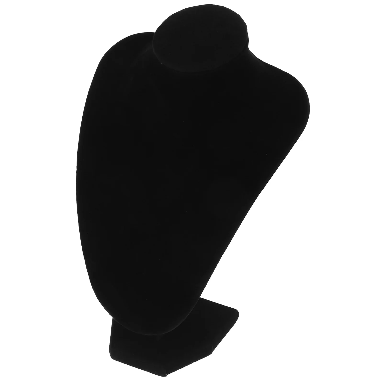 

Suede Bust Mannequin 22x15cm Black Necklace Display Stand Jewelry Organizer Storage Rack Showcase Holder Model Shelf Home Decor